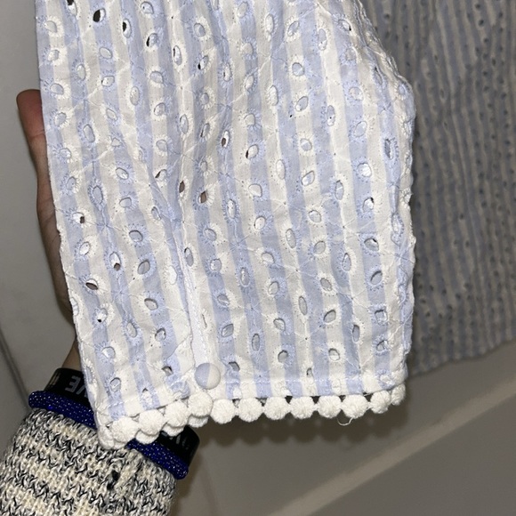 Women's White Eyelet Top - Picture 8 of 8